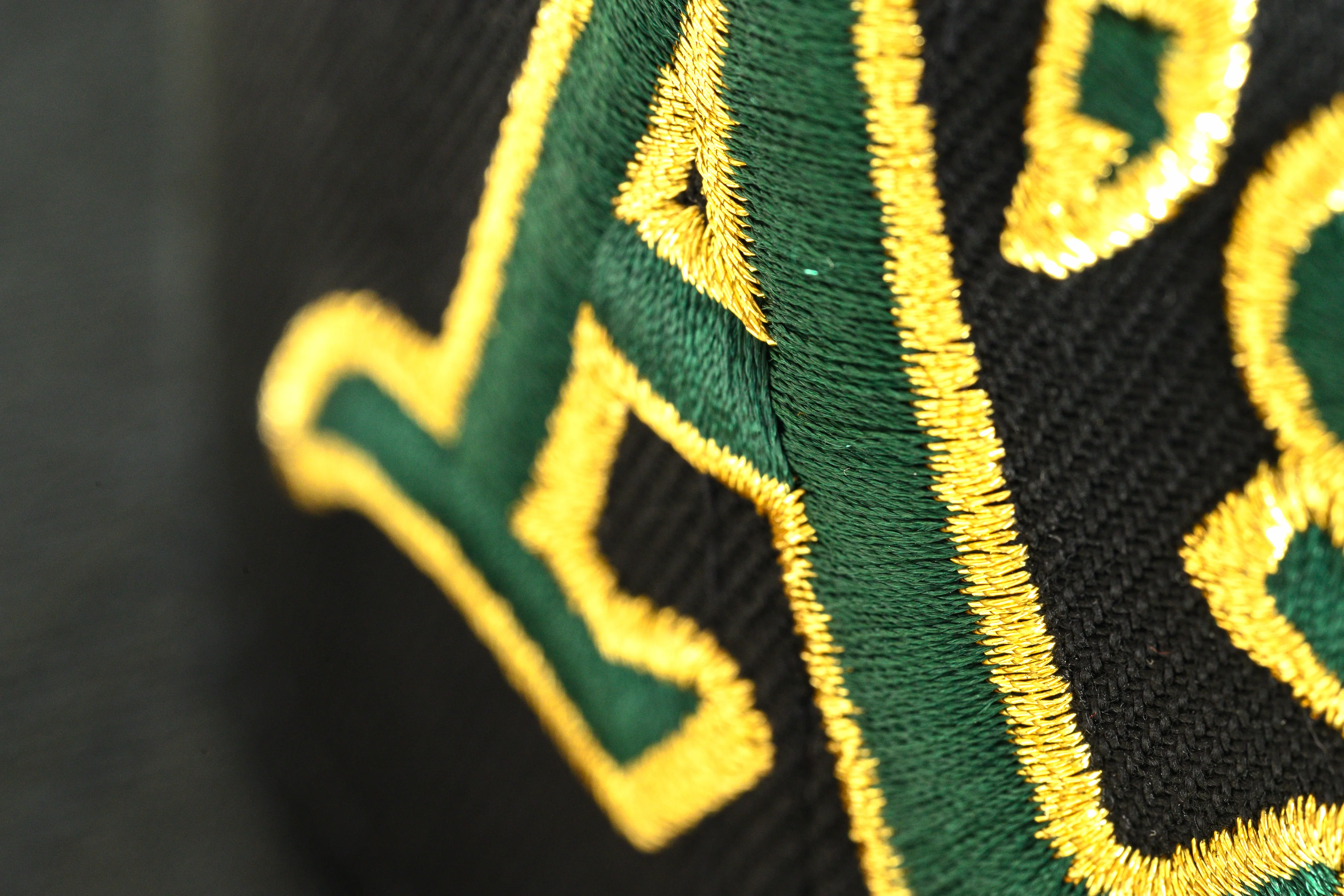 NEW ERA "RETRO" OAKLAND A'S FITTED HAT (BLACK/DARK GREEN) - Image 6