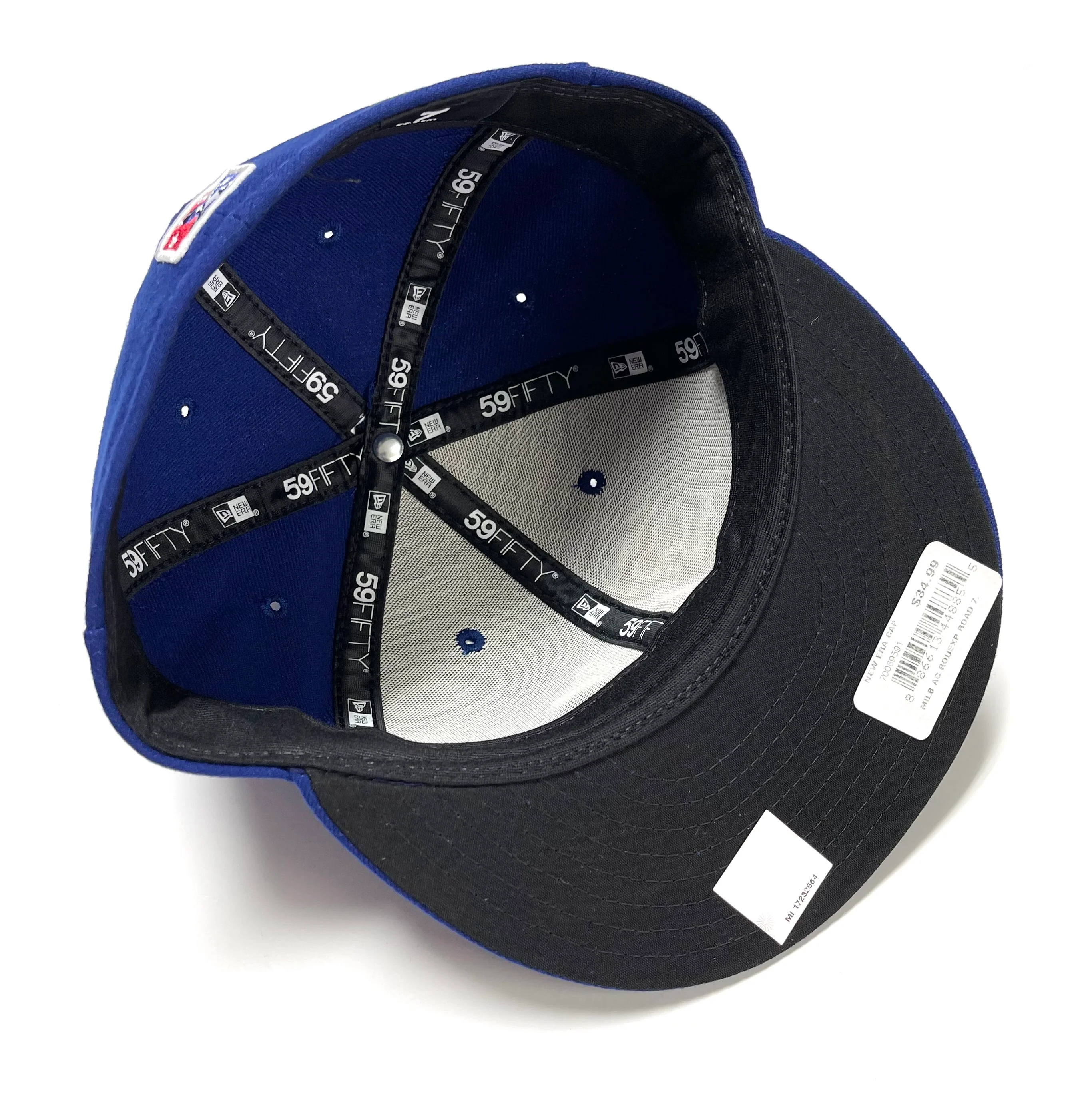 NEW ERA "ROAD OF" ROUND ROCK EXPRESS FITTED HAT(ROYAL BLUE) (SIZE 7 3/8 & 8) - Image 2