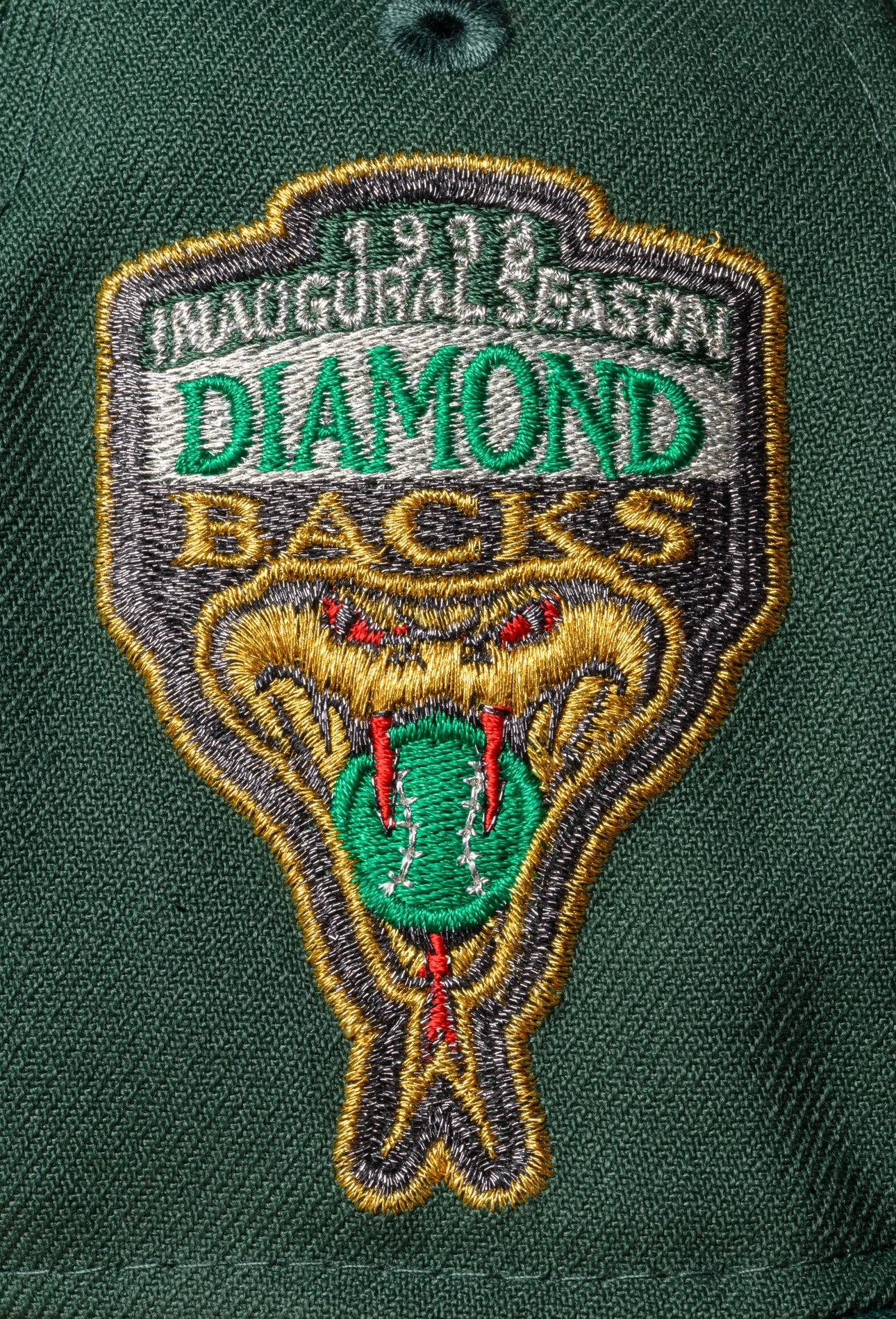 NEW ERA "SERPENTOR" ARIZONA DIAMONDBACKS FITTED HAT (CILANTRO/DARK GREEN) - Image 4
