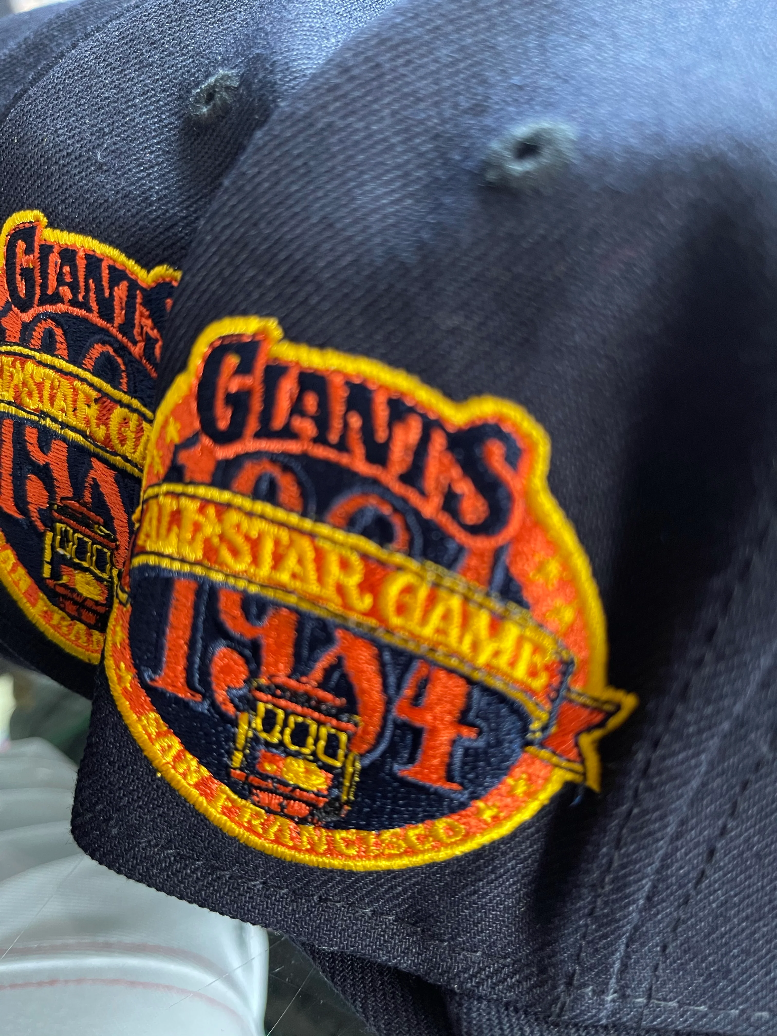 NEW ERA “SF GIANTS THUNDER ERA” FITTED HAT (NAVY/ORANGE/YELLOW) - Image 3