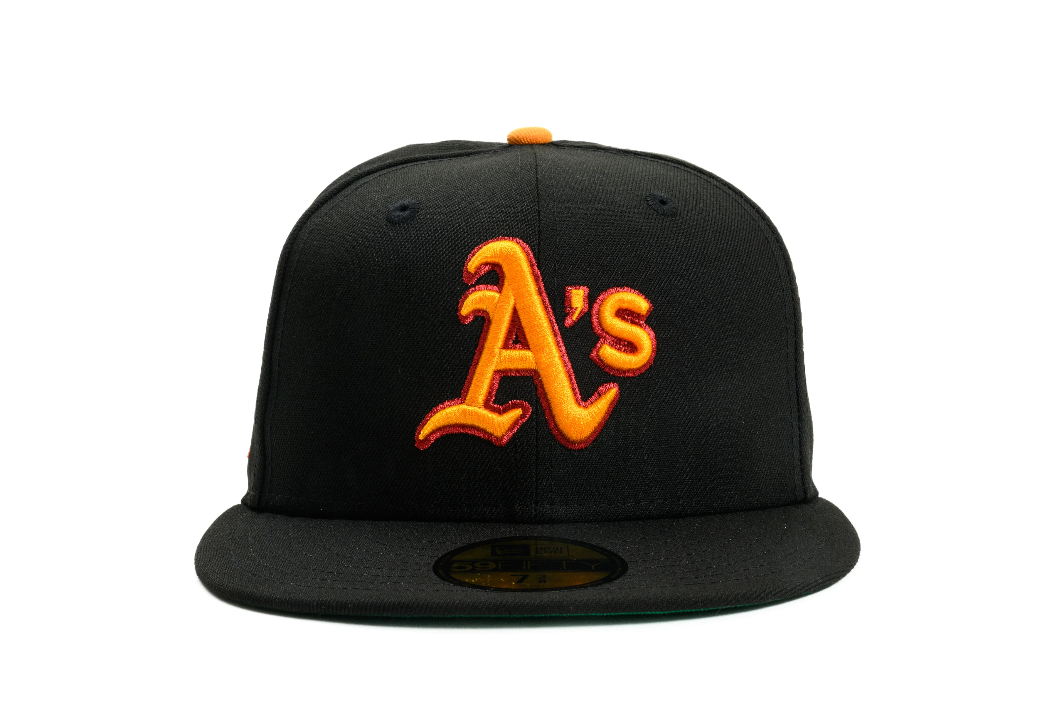NEW ERA "SODA" OAKLAND ATHLETICS FITTED HAT (BLACK/YELLOW) - Image 8