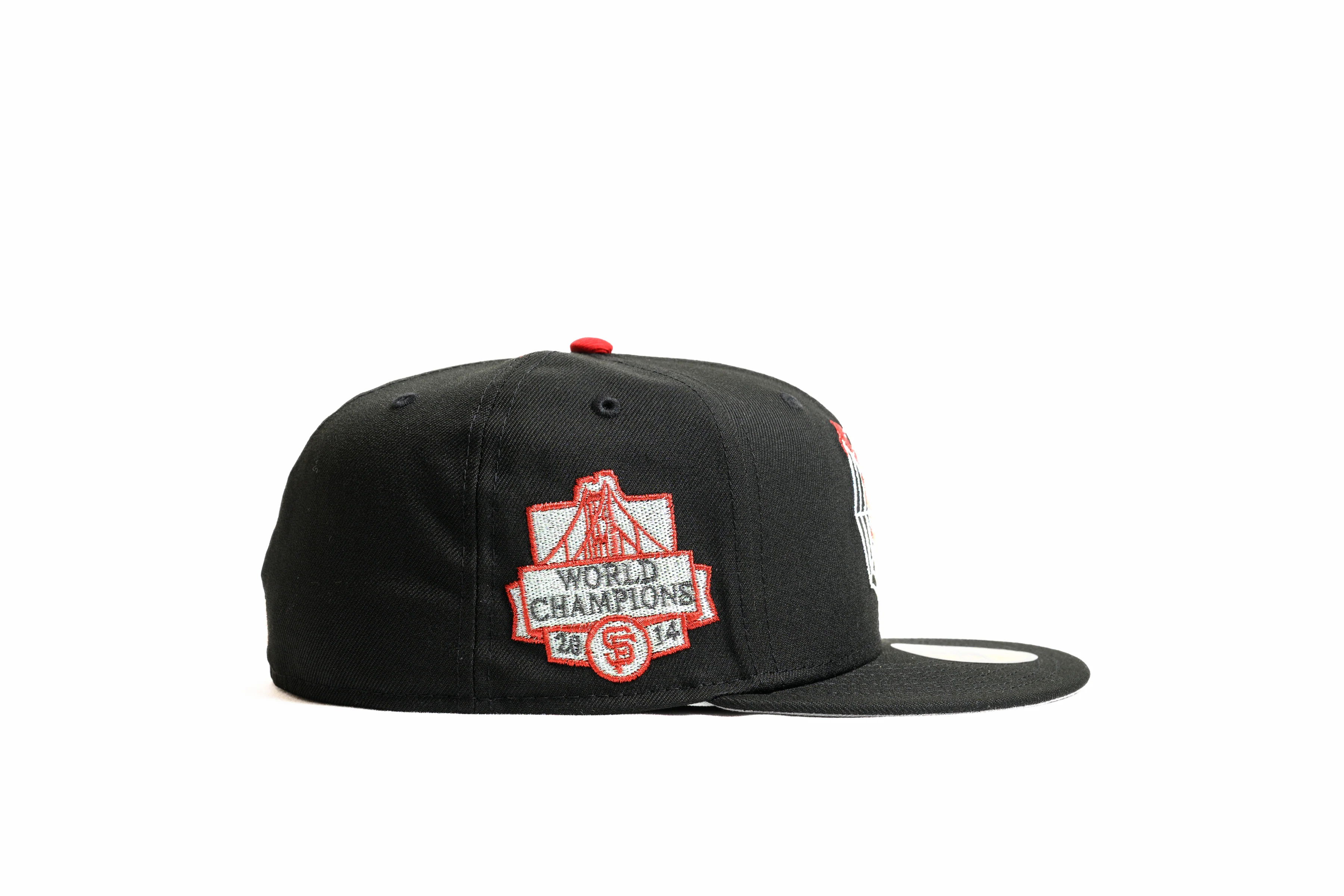 NEW ERA "SPIDER" SAN FRANCISCO GIANTS FITTED HAT (BLACK/RED) - Image 6