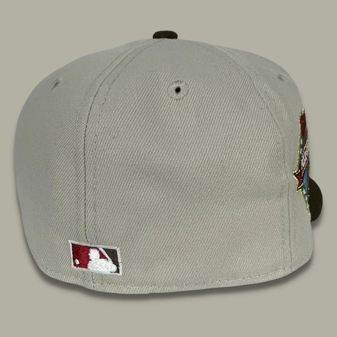 NEW ERA "THE ORIGINAL 2.0" SAN FRANCISCO GIANTS FITTED HAT (STONE/BROWN) - size 6 7/8 - Image 4