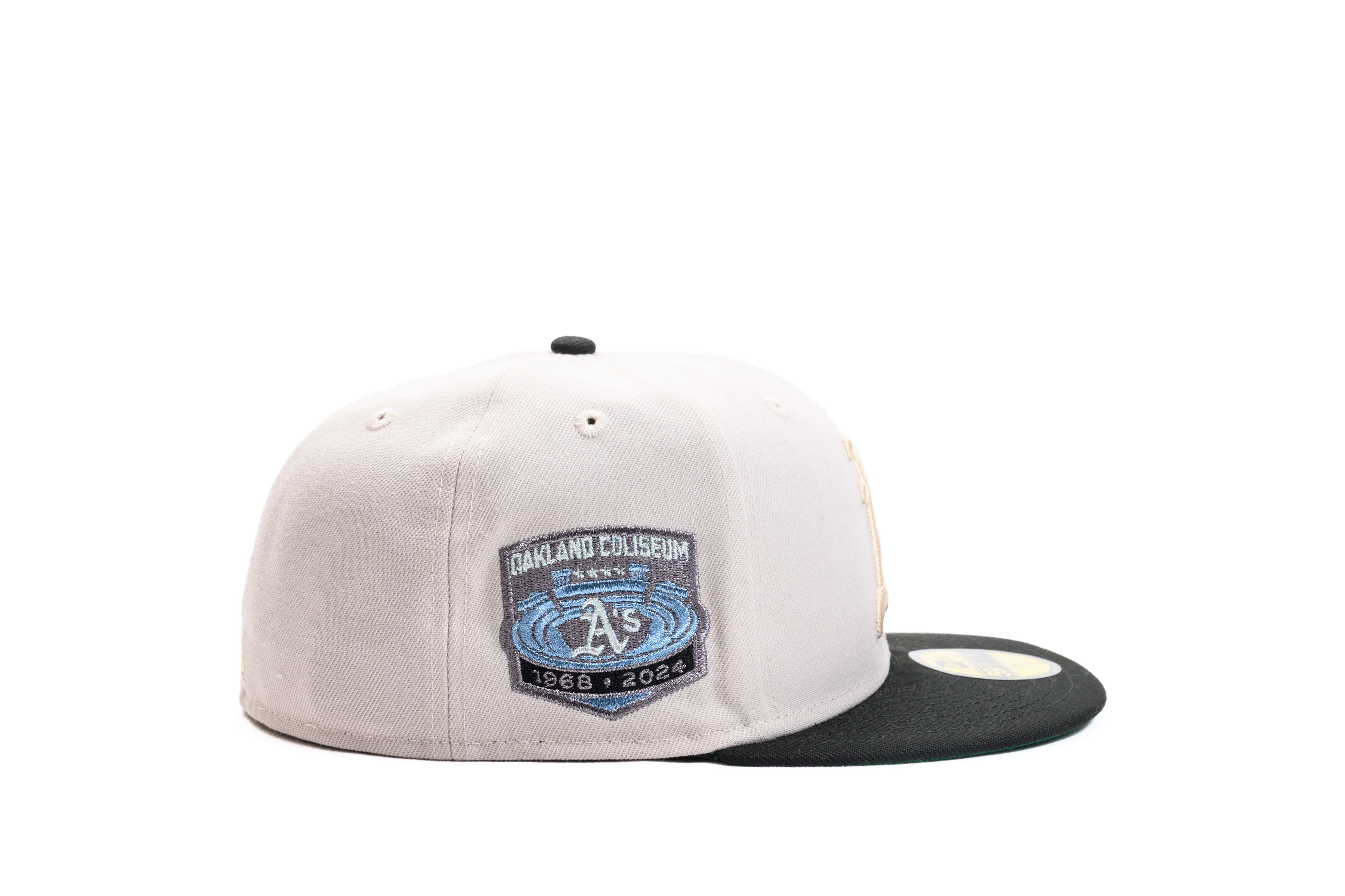 NEW ERA "ALCATRAZ" OAKLAND A'S FITTED HAT (STONE/BLACK) - Image 9