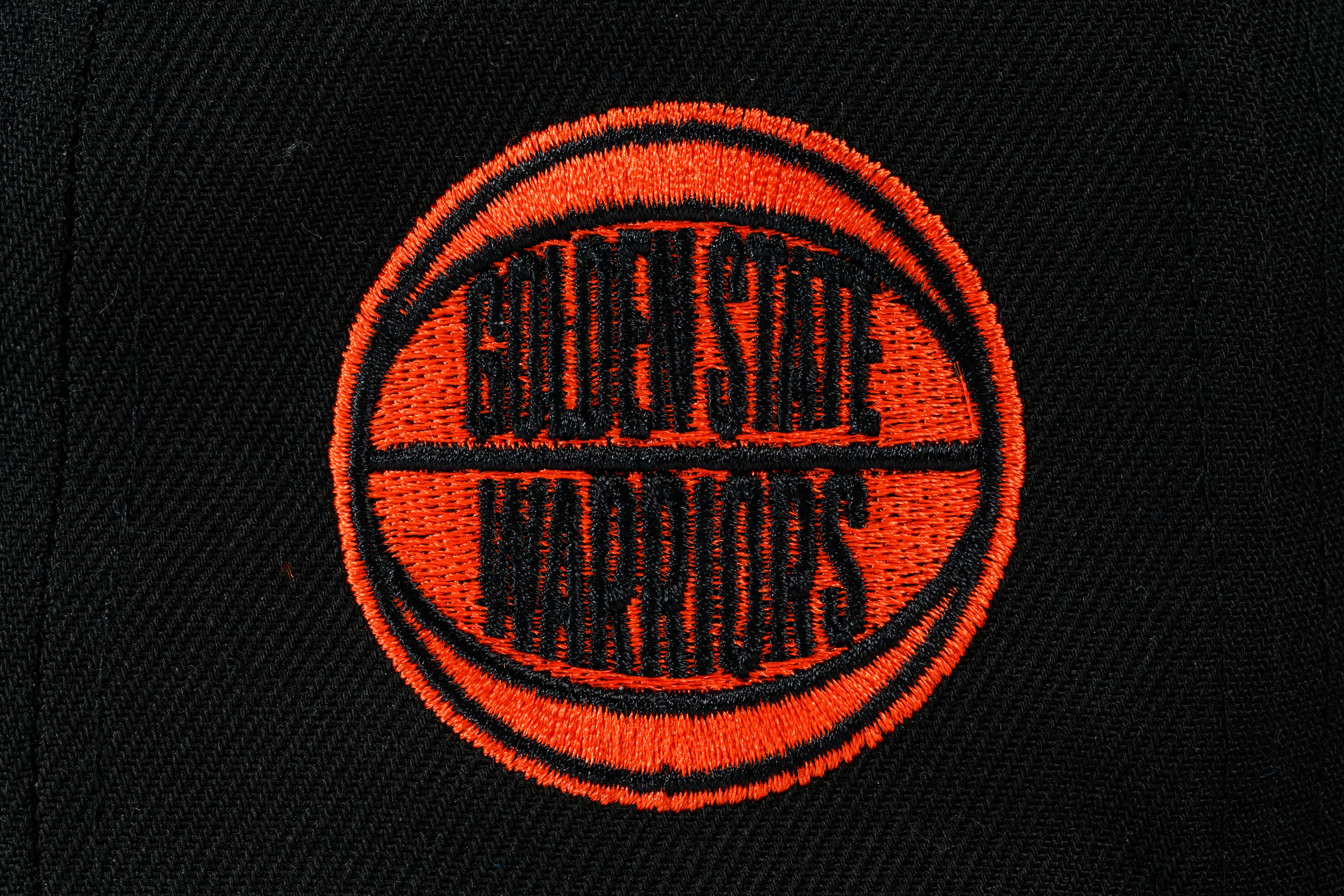 NEW ERA "ULTIMATE" GOLDEN STATE WARRIORS FITTED HAT (BLACK/LIGHT ROYAL) - Image 5
