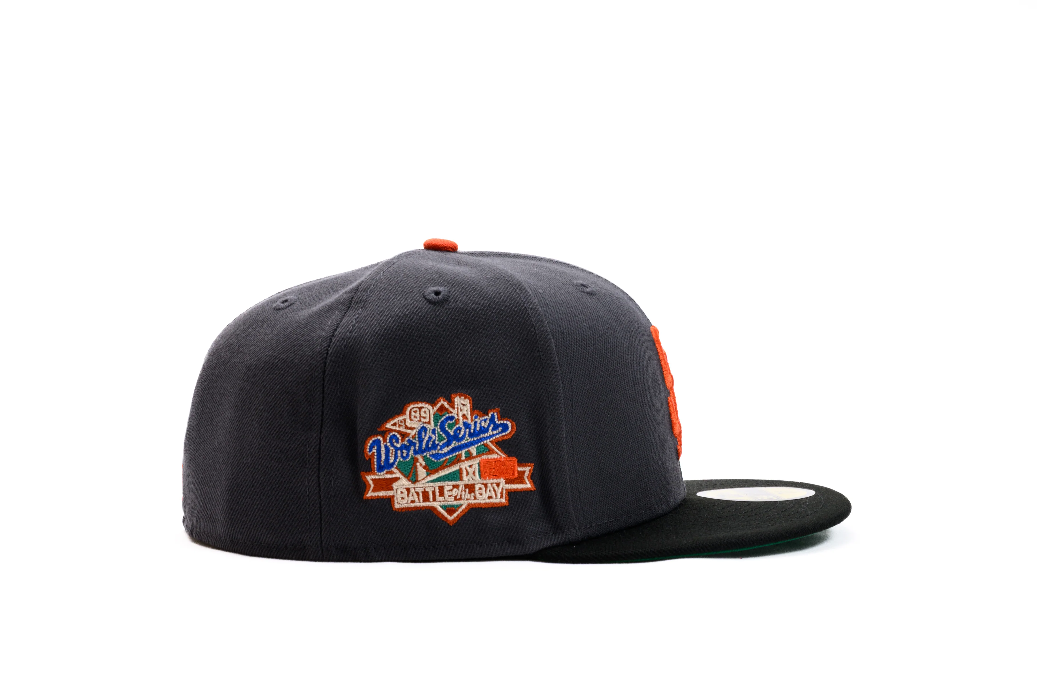 NEW ERA "UNTIL THE NIGHT COME" SAN FRANCISCO GIANTS  FITTED HAT (STORM GREY/BLACK) - Image 8