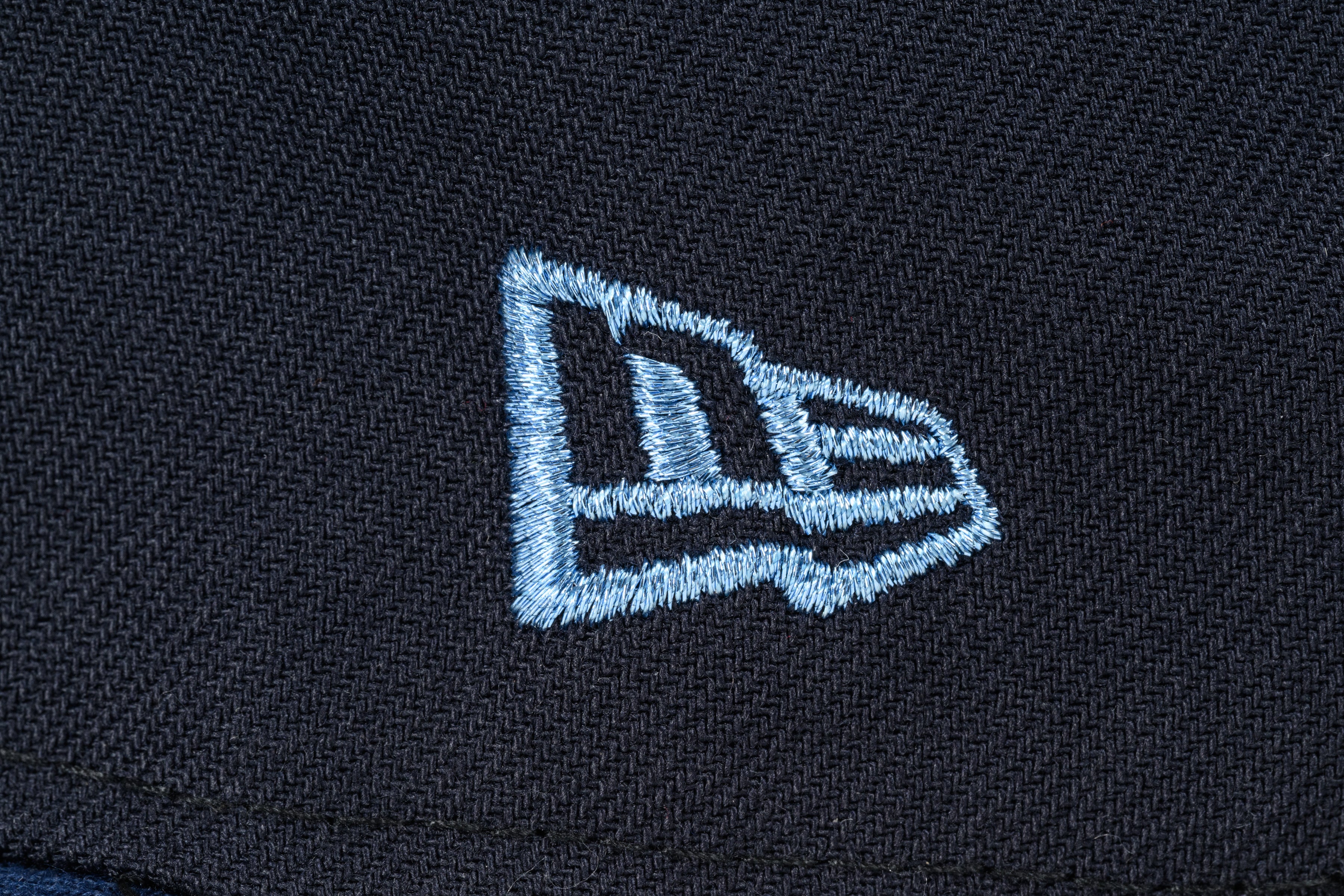 NEW ERA "WALK 2” MODESTO ATHLETICS FITTED HAT (NAVY/OCEANSIDE BLUE/SKY BLUE) - Image 5