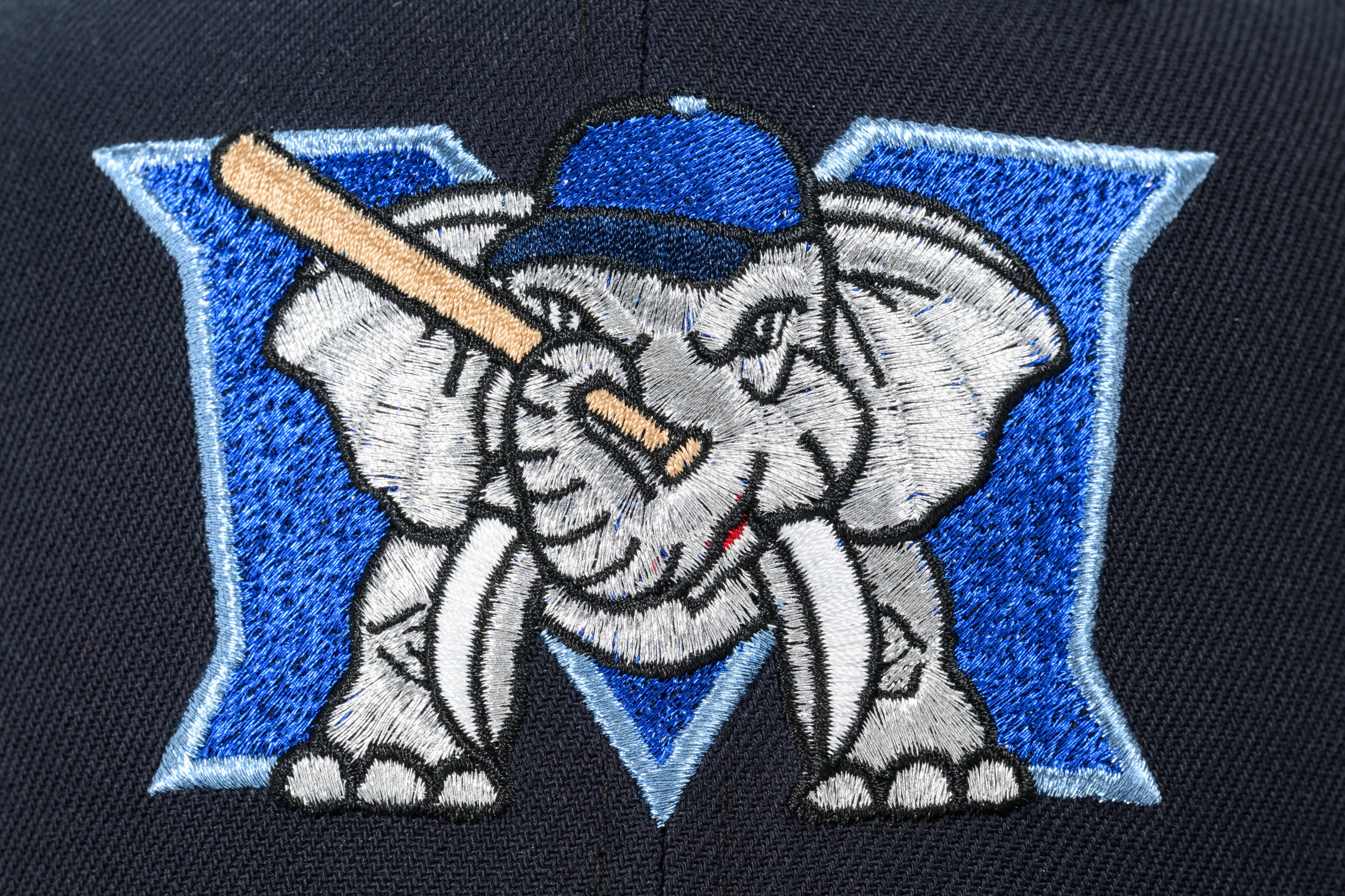 NEW ERA "WALK 2” MODESTO ATHLETICS FITTED HAT (NAVY/OCEANSIDE BLUE/SKY BLUE) - Image 7