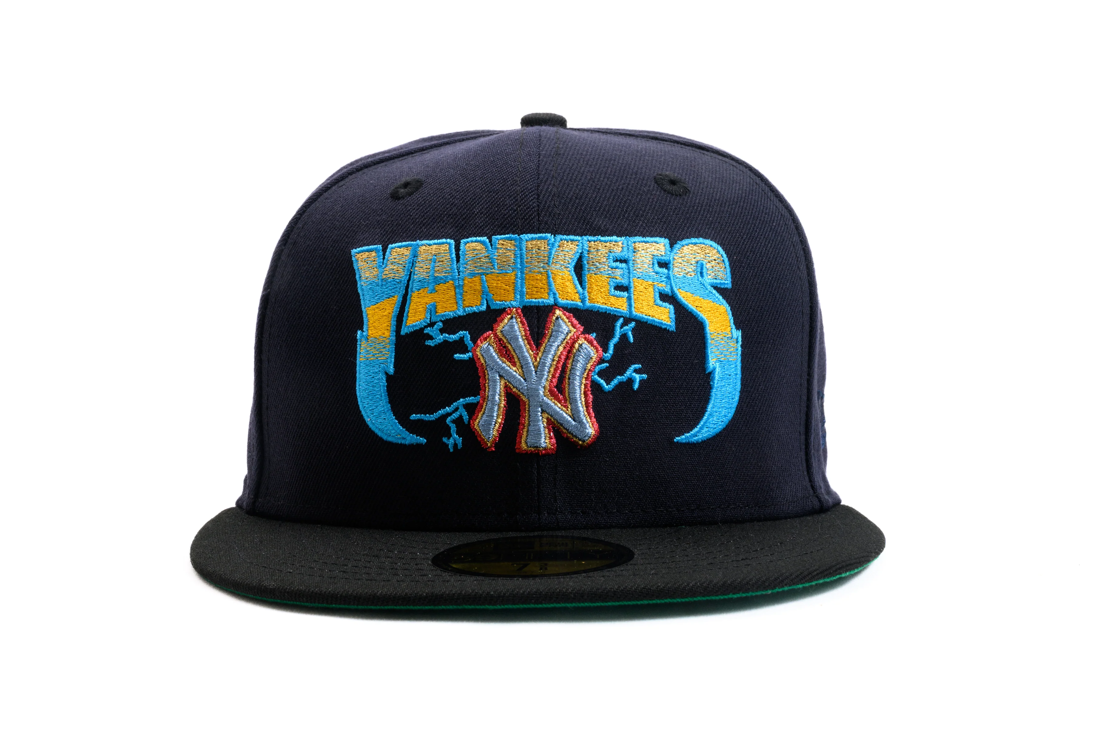 NEW ERA "WILD STYLE" NEW YORK YANKEES FITTED HAT (NAVY/BLACK) - Image 10