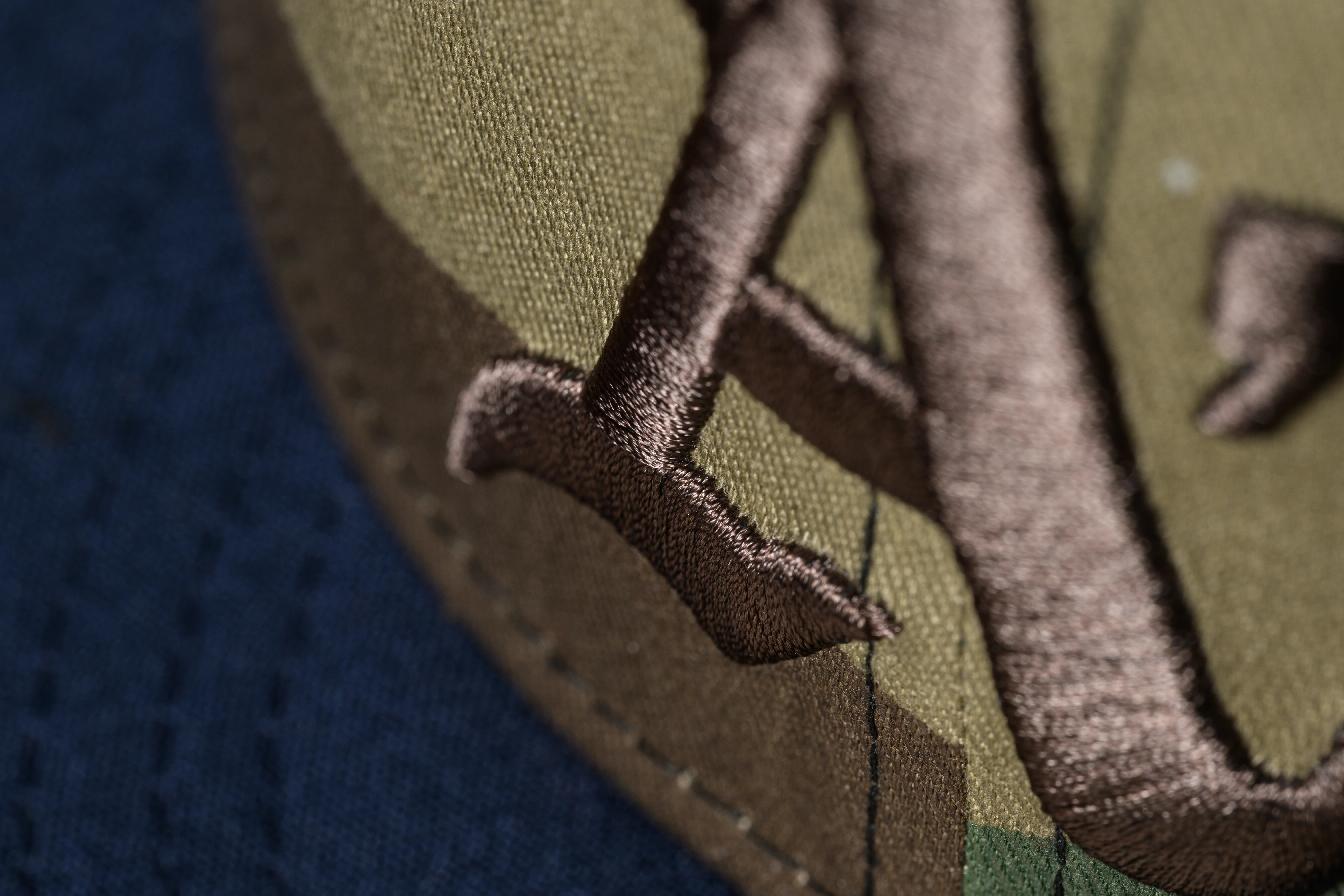 NEW ERA “CAMO" OAKLAND ATHLETICS FITTED HAT (WOODLAND/OCEANSIDE BLUE) - Image 5