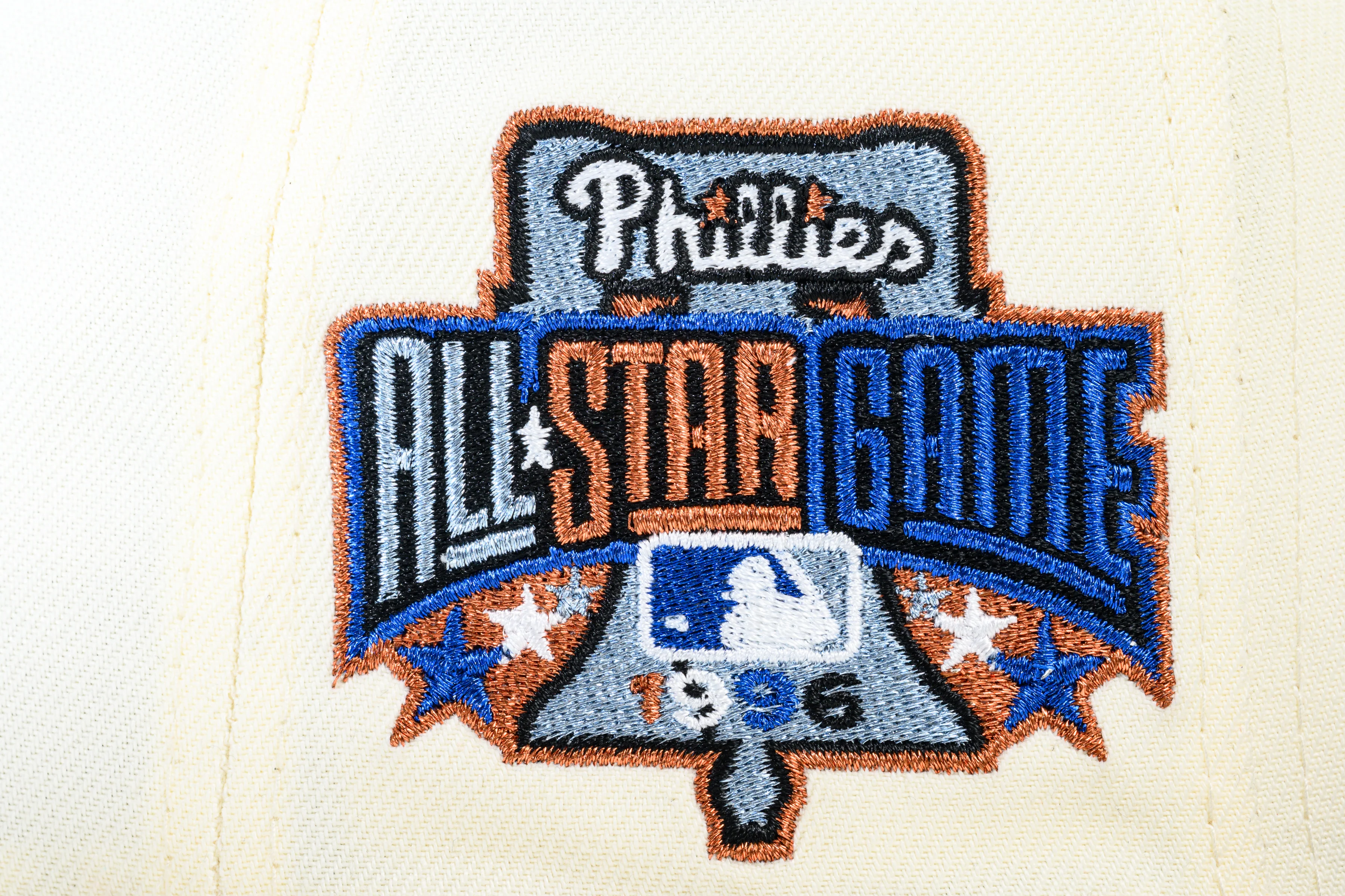 NEW ERA "PRIDE ROCK" PHILADELPHIA PHILLIES FITTED HAT (CHROME/WALNUT) - Image 6