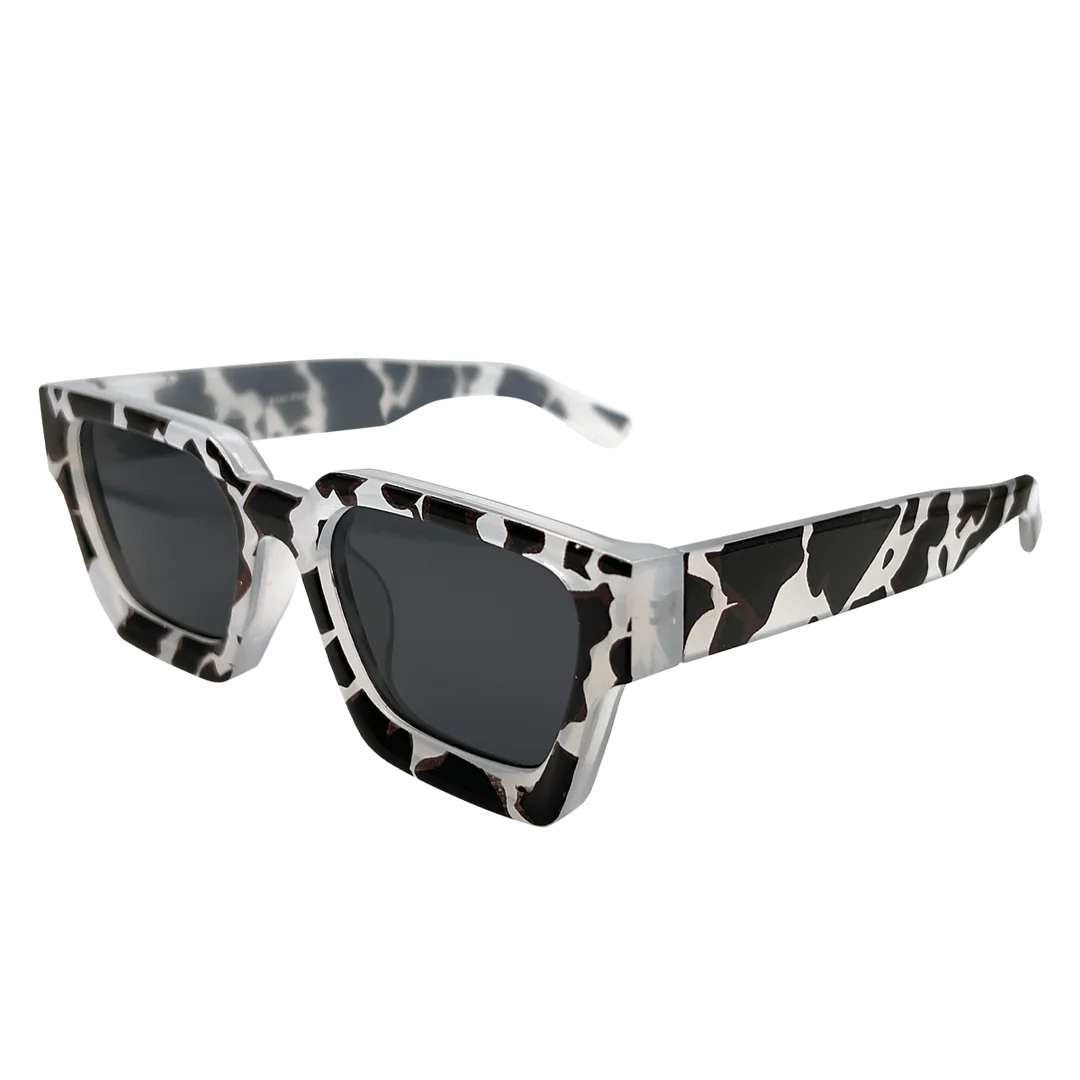 PETALS WHITE AND BLACK "OPTIMISTICS" GLASSES - Image 2