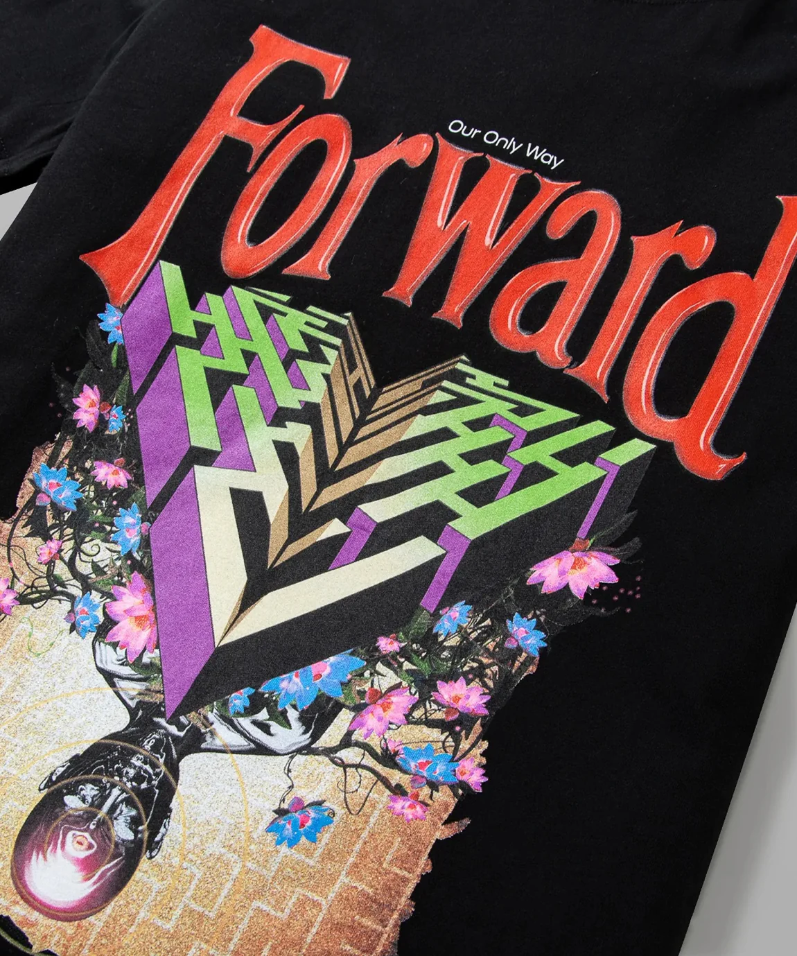 PLANES “FORWARD” TEE (BLACK) - Image 2