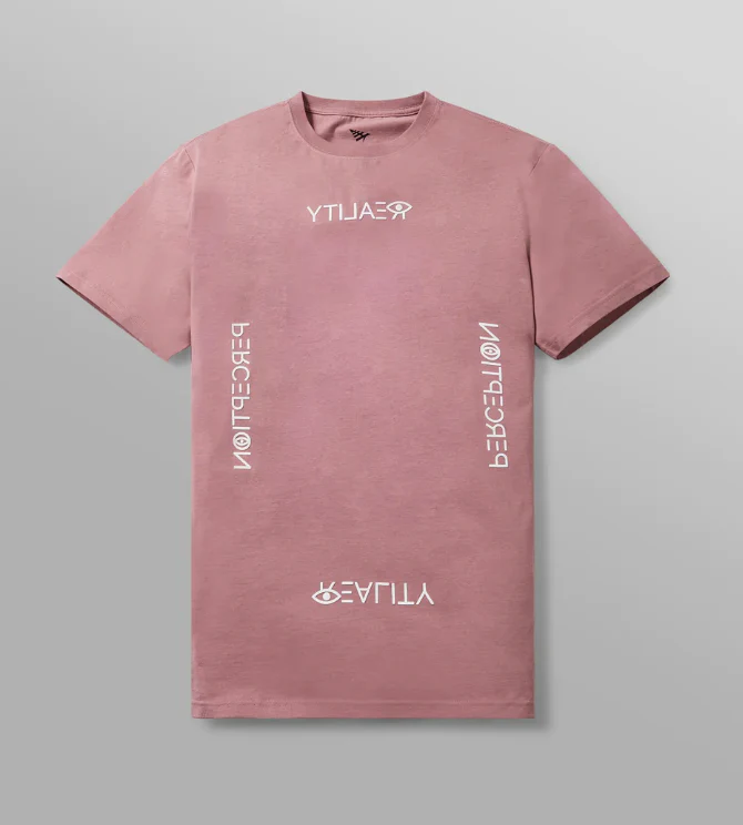 PLANES "PERCEPTION" TEE (ROSE) - Image 2