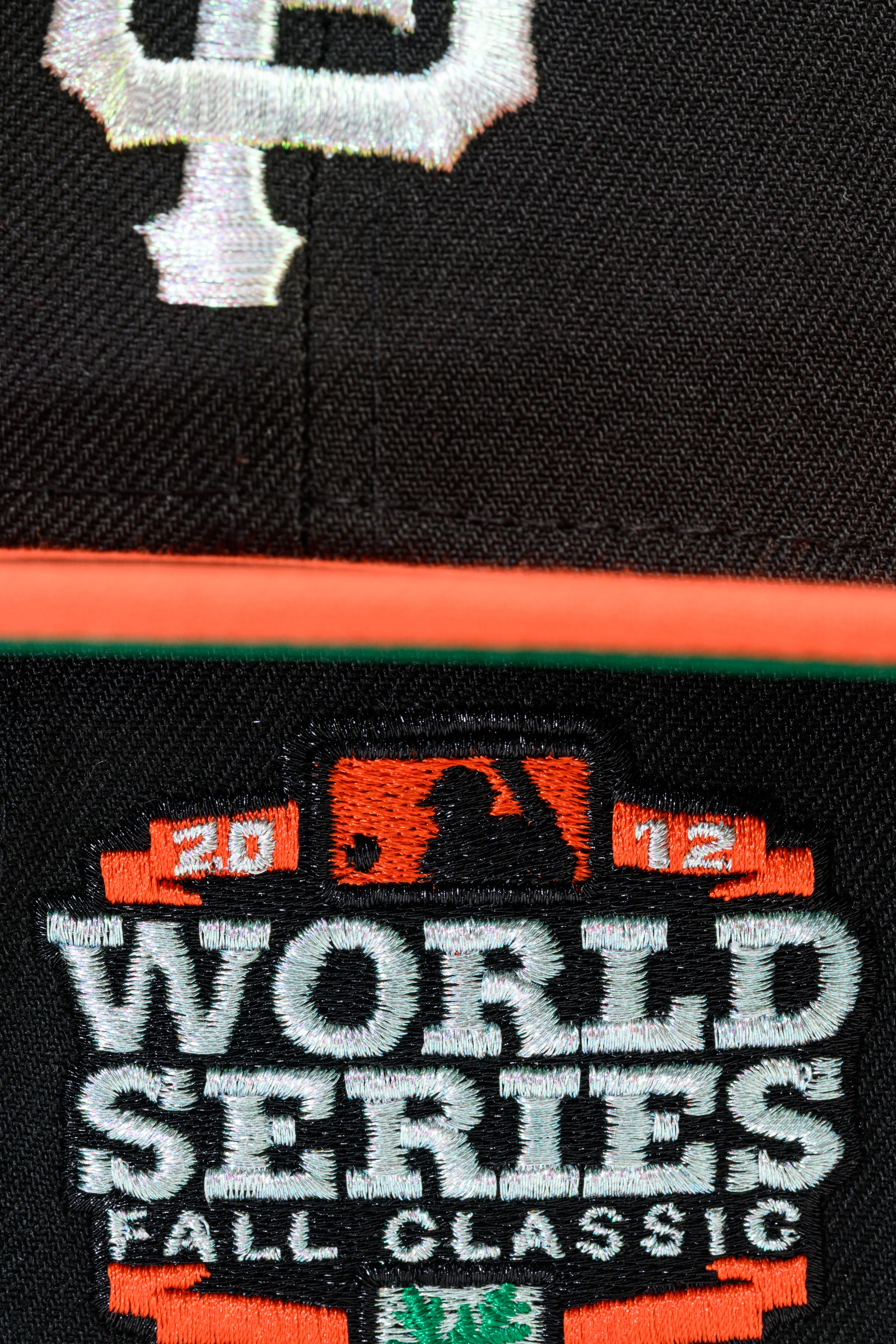 NEW ERA "CAIN” SAN FRANCISCO GIANTS  FITTED HAT (BLACK/ORANGE/CHROME) - Image 9