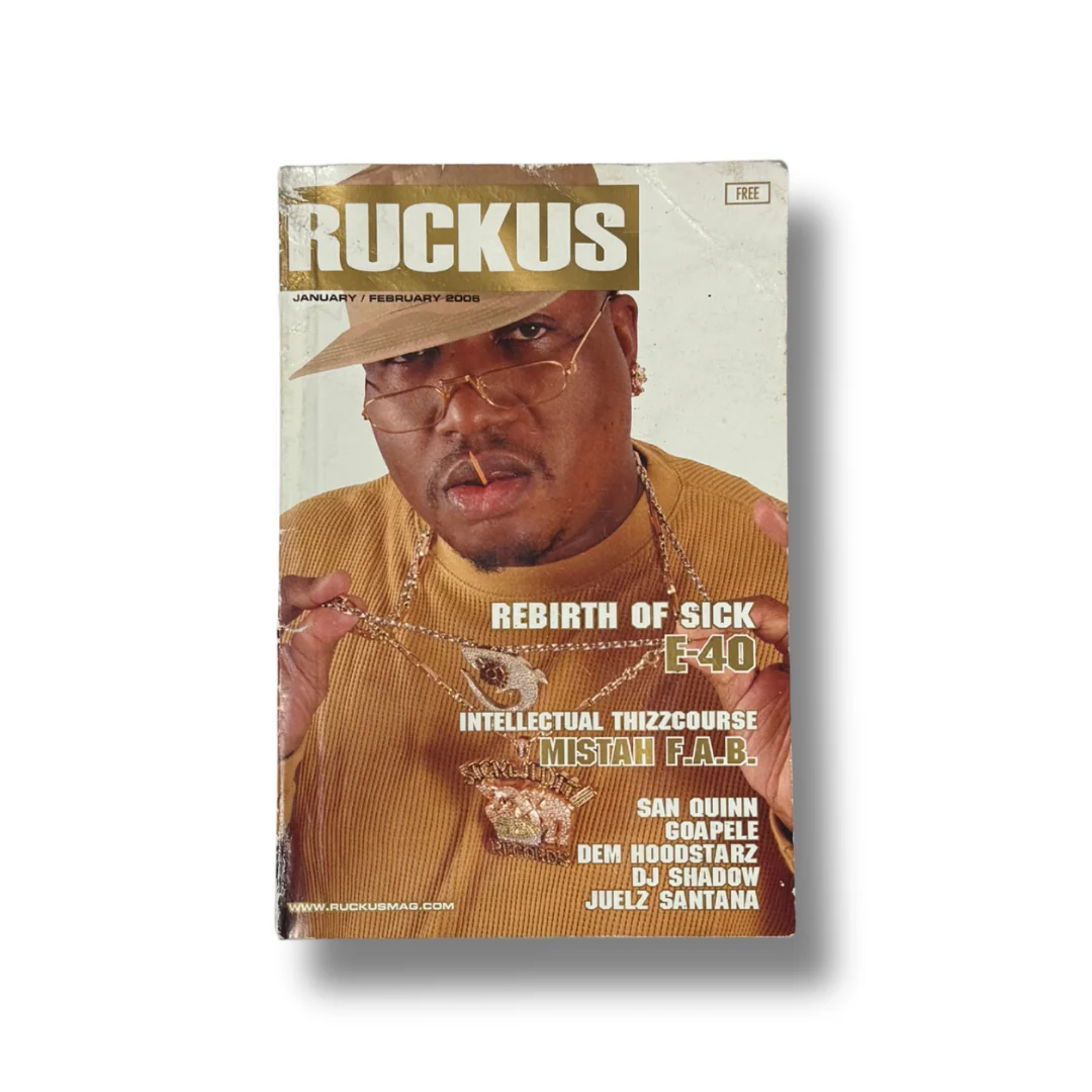 RUCKUS "E-40 COVER" MAGAZINE (USED)