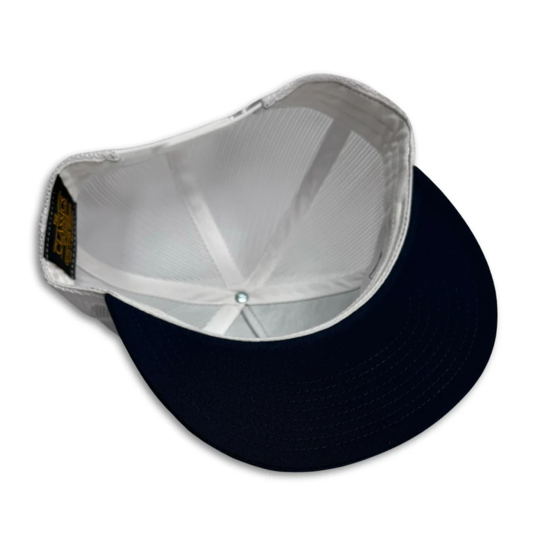 SFC “BACK 2 BACK" MESH TRUCKER SNAPBACK (NAVY/WHITE) - Image 2