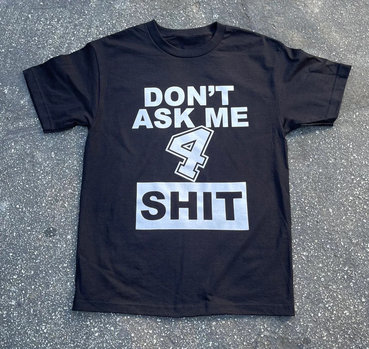 SFC “DONT ASK ME” TEE (BLACK)
