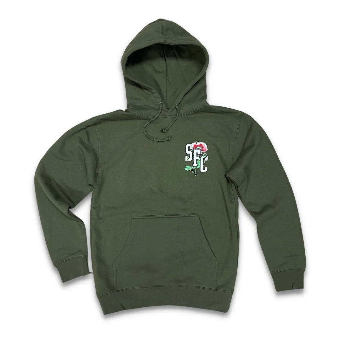 SFC "DOPIUM" HEAVYWEIGHT HOODY (ARMY GREEN)