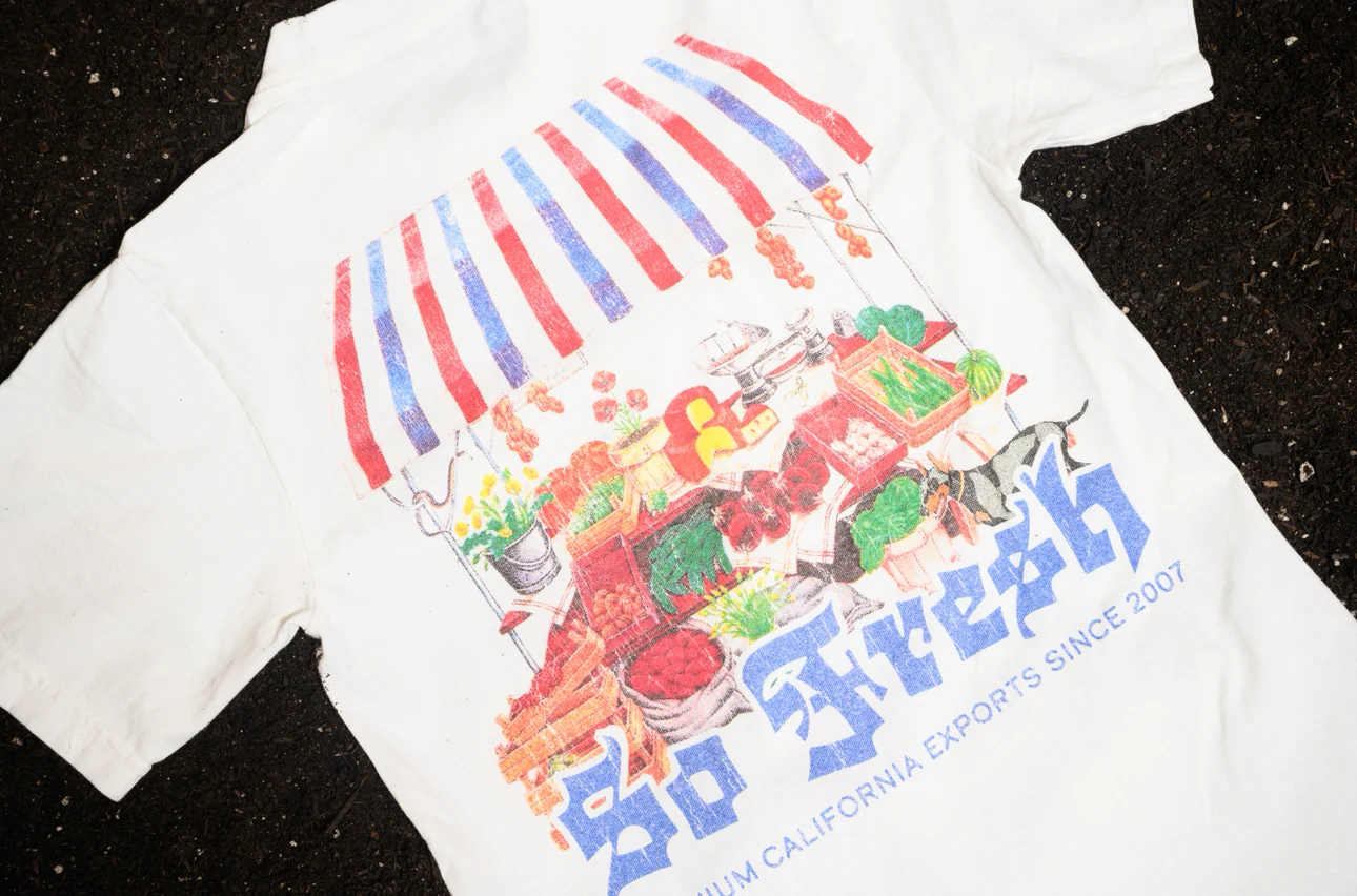 SFC "POP-UP" HEAVYWEIGHT TEE (VINTAGE WHITE) - Image 3