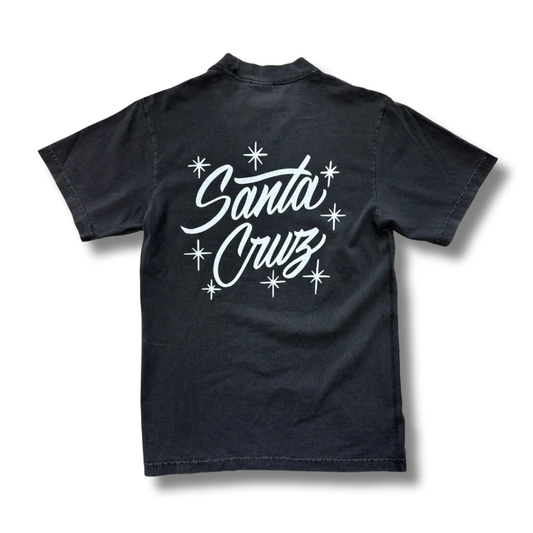 SFC "SC SCRIPT" HEAVYWEIGHT TEE (VINTAGE BLACK) - Image 2