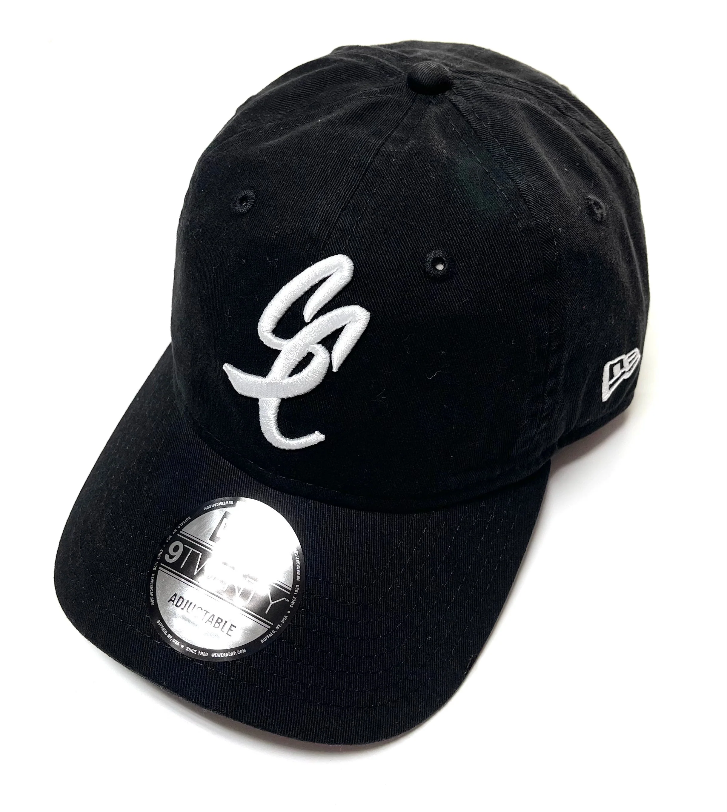 SFC "SC SCRIPT" NEW ERA DAD HAT (BLACK/WHITE)