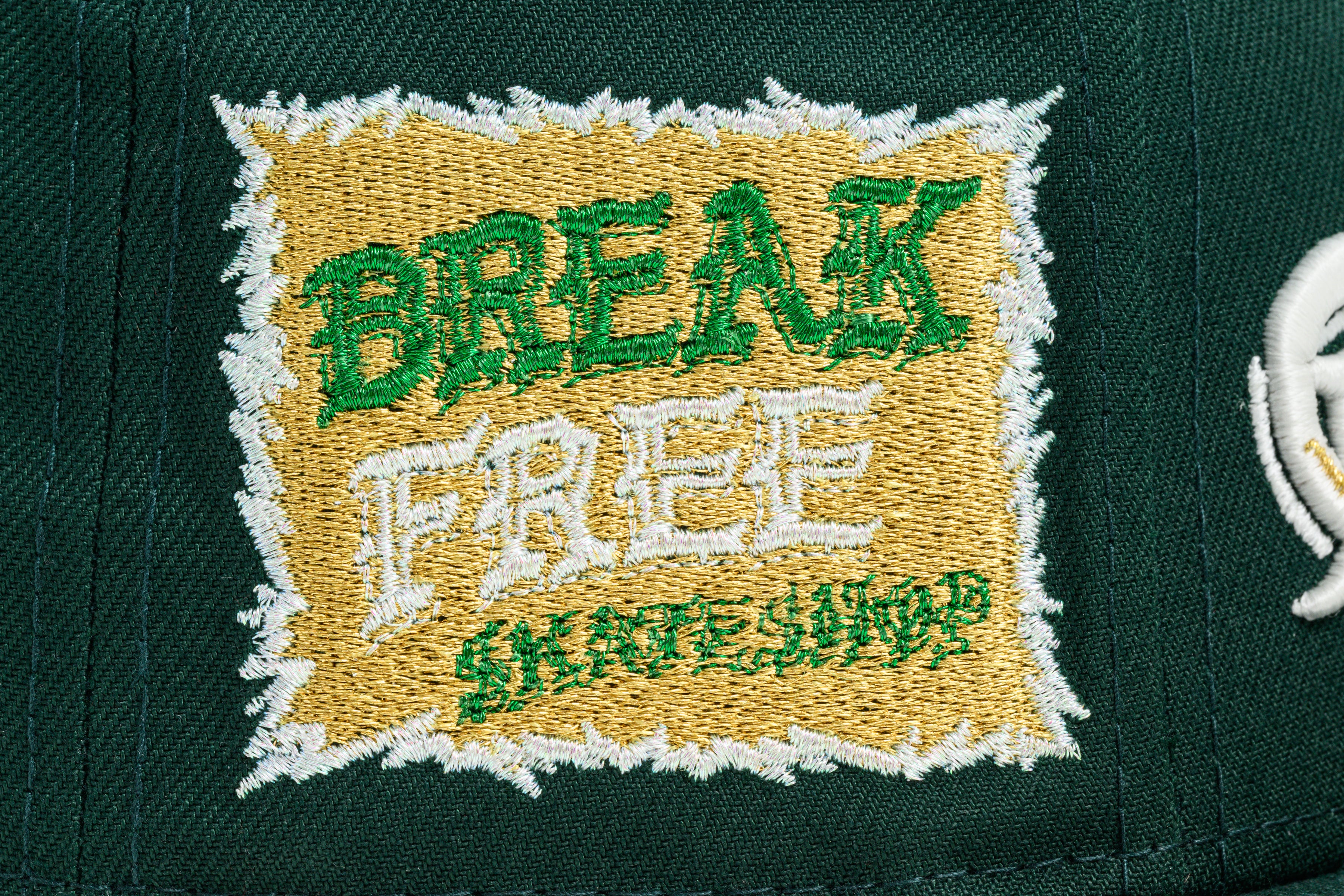 SFC X BREAK FREE "1212" NEW ERA FITTED HAT (DARK GREEN/CHROME) - Image 2