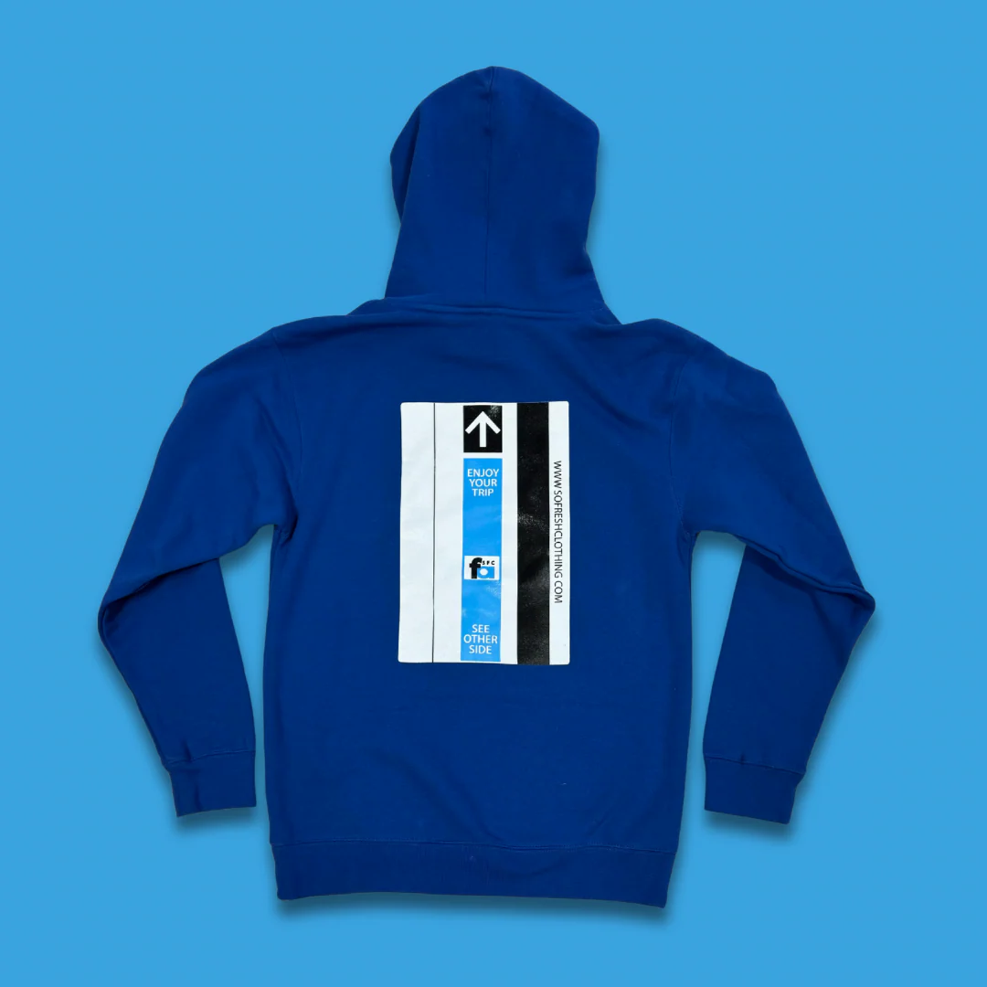 SFC X FA “BART” HOODY (BLUE) - Image 2