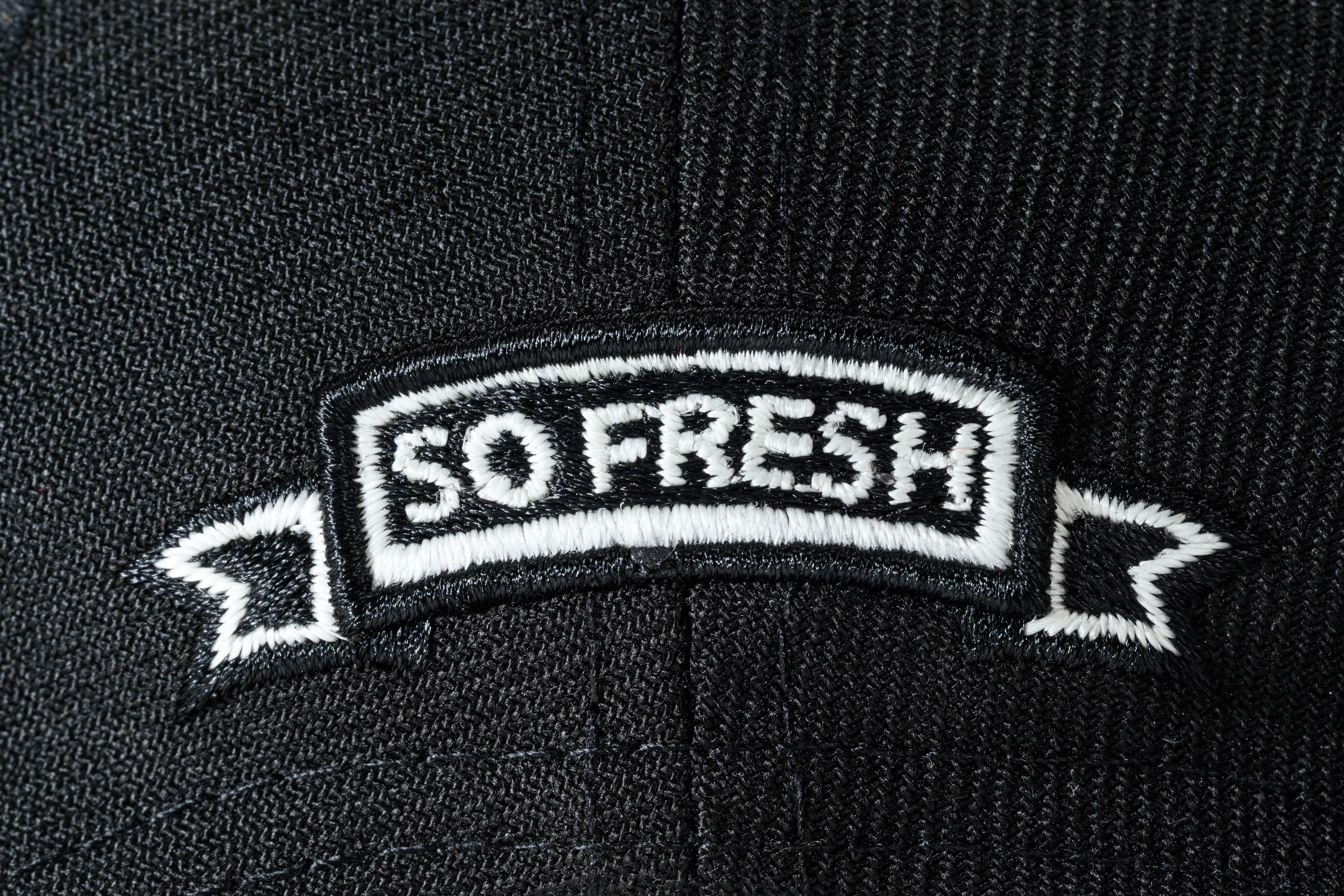 SFC X NEW ERA "OLD E" FITTED HAT (BLACK/GRAPHITE) - Image 8