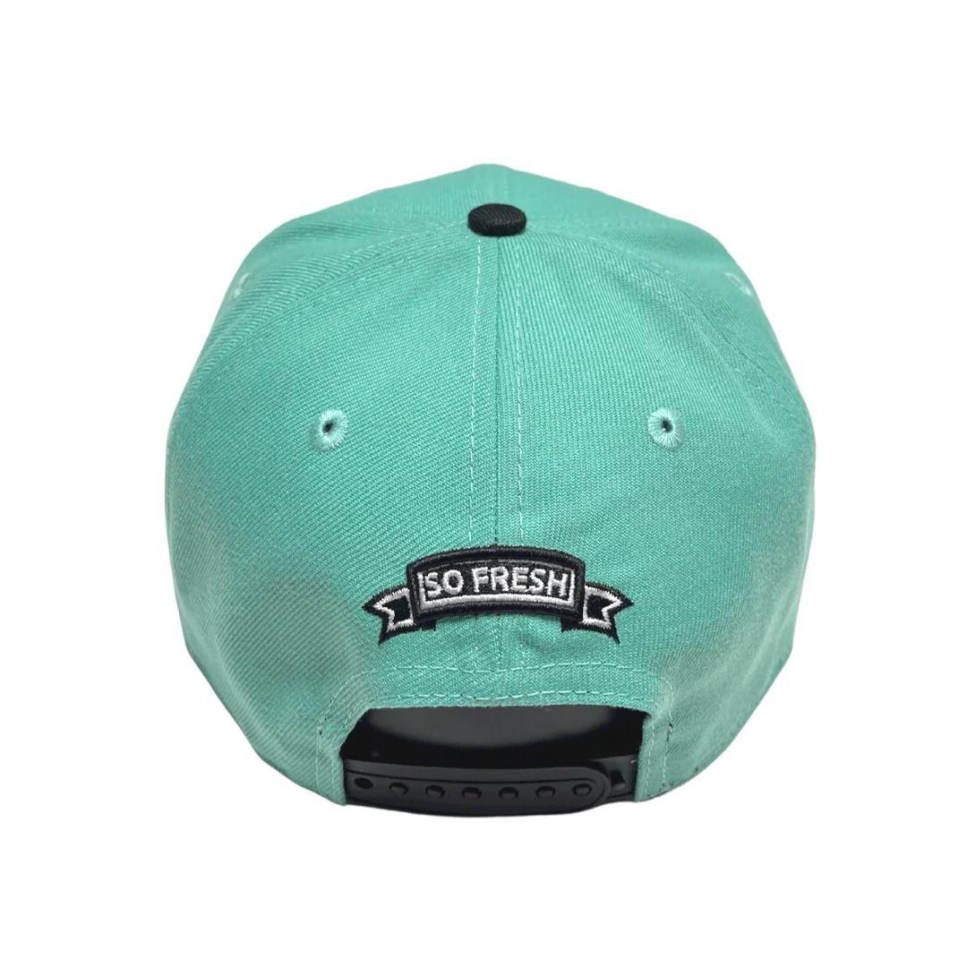 SFC X NEW ERA "SC SCRIPT" SNAPBACK (TIFFANY/BLACK) - Image 2