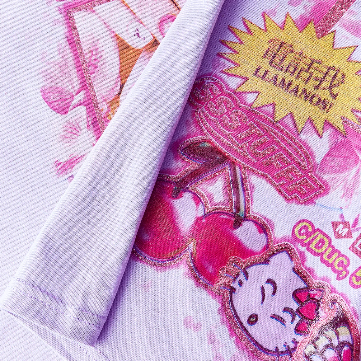 SSSTUFFF "NAILS" TEE (PURPLE/MULTI) - Image 4