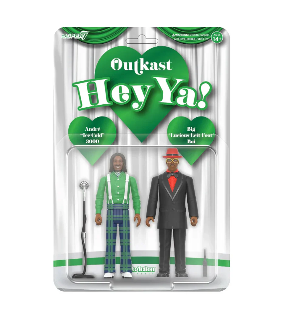 SUPER 7 "HEY YA" OUTKAST REACTION FIGURE